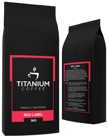 Titanium Coffee Red Label Coffee Beans 1Kg