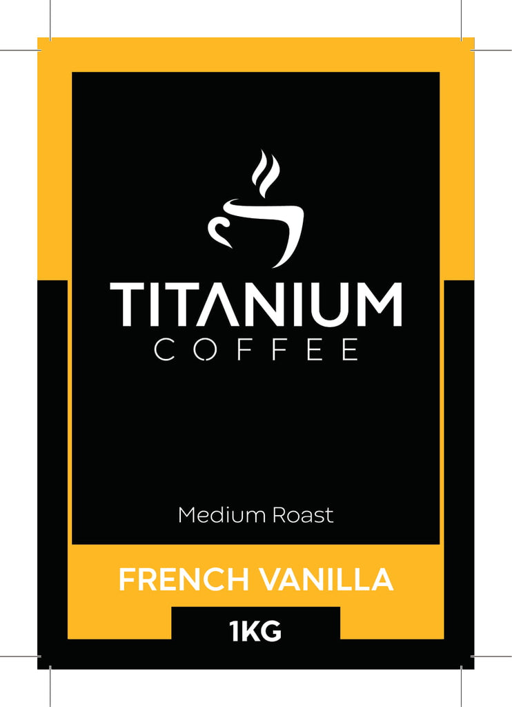 French Vanilla Flavoured Coffee Beans 250g