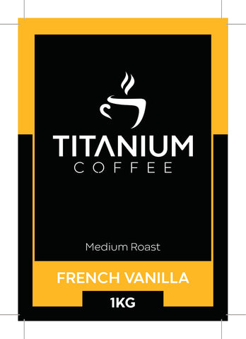 French Vanilla Flavoured Coffee Beans 250g